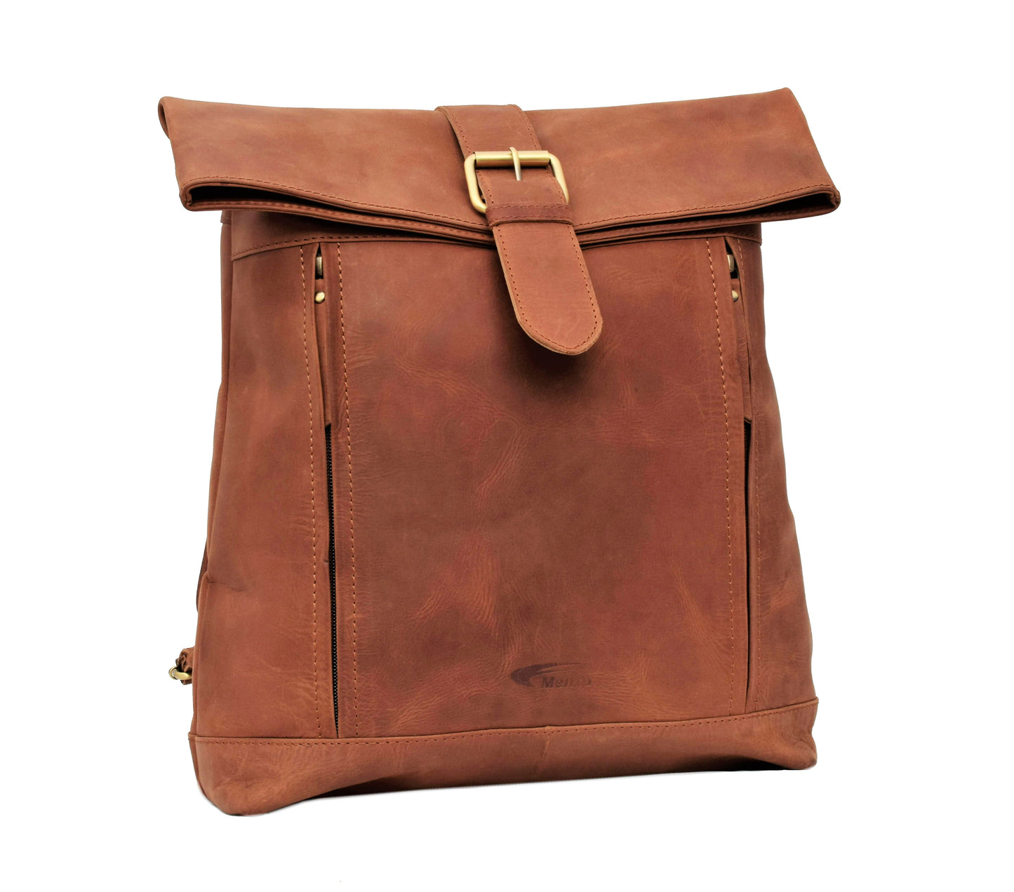 Menzo MB63 Rucksack Büffelleder/deltabraun