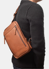 Menzo MB68D - Cross-Body-Bag Rindsleder/cognac