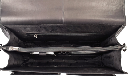 Menzo MB2D - 15,6 Zoll Aktentasche Rindsleder/schwarz