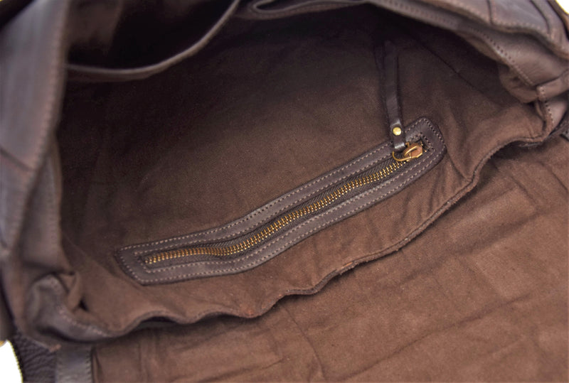 Menzo Ledertasche-Umhängetasche Berlin / Washed Bag