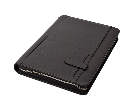 Menzo MB101 Schreibmappe A4 Nappaleder/schwarz