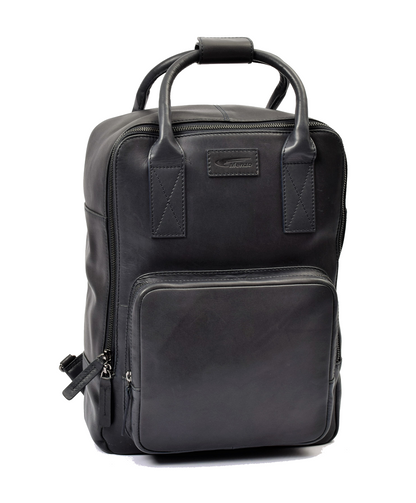 Menzo MB65D - Rucksack Rindsleder/blau