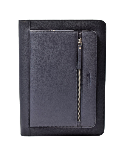 Menzo MB102 Schreibmappe A4 Nappaleder/navy