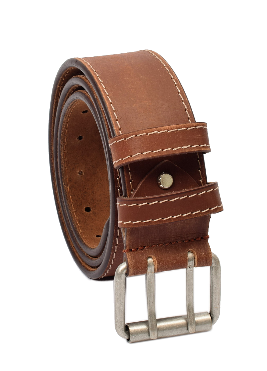 Profikellnergürtel (Breite 5cm) Büffelleder / deltabraun