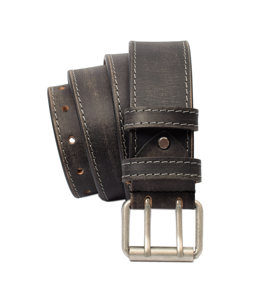 Profikellnergürtel (Breite 5cm) Büffelleder / schwarz