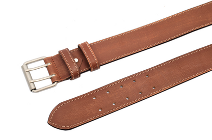Profikellnergürtel (Breite 5cm) Büffelleder / deltabraun