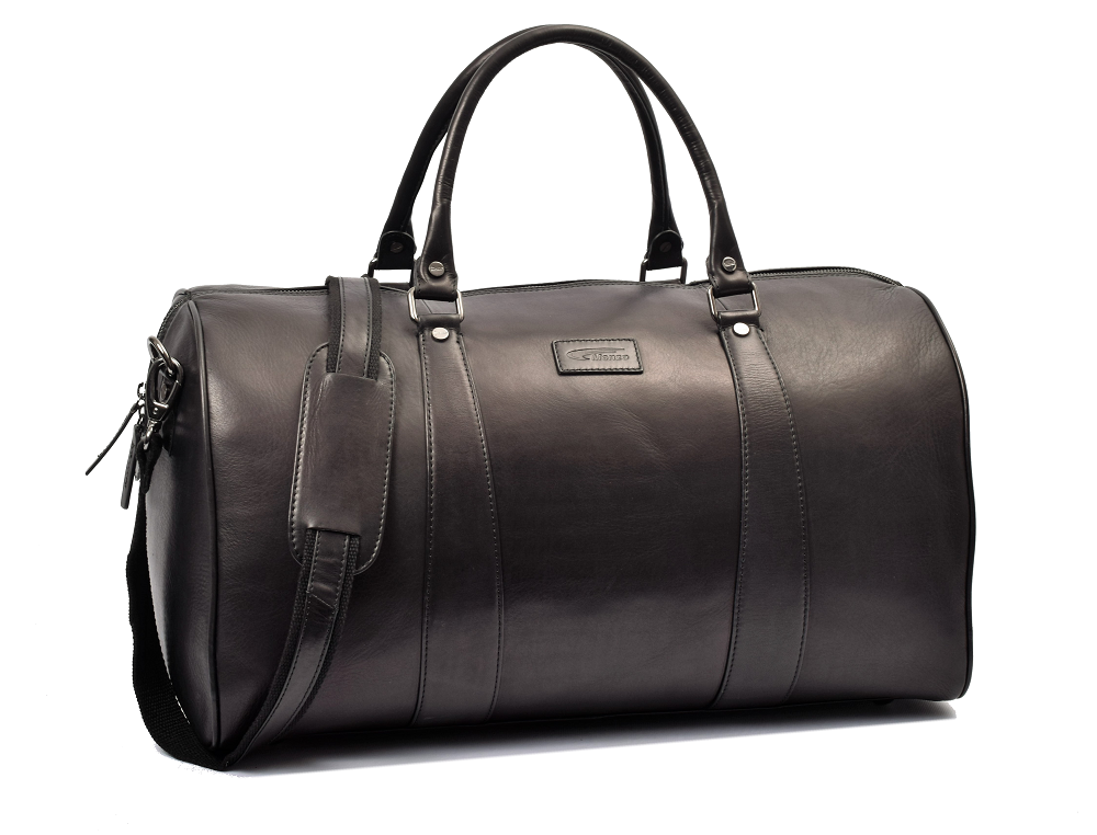 Menzo MB67D Reisetasche Rindsleder/schwarz
