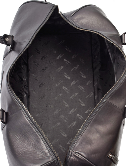 Menzo MB67D Reisetasche Rindsleder/schwarz