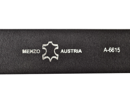 Menzo 6615 Gürtel Rindsleder / schwarz