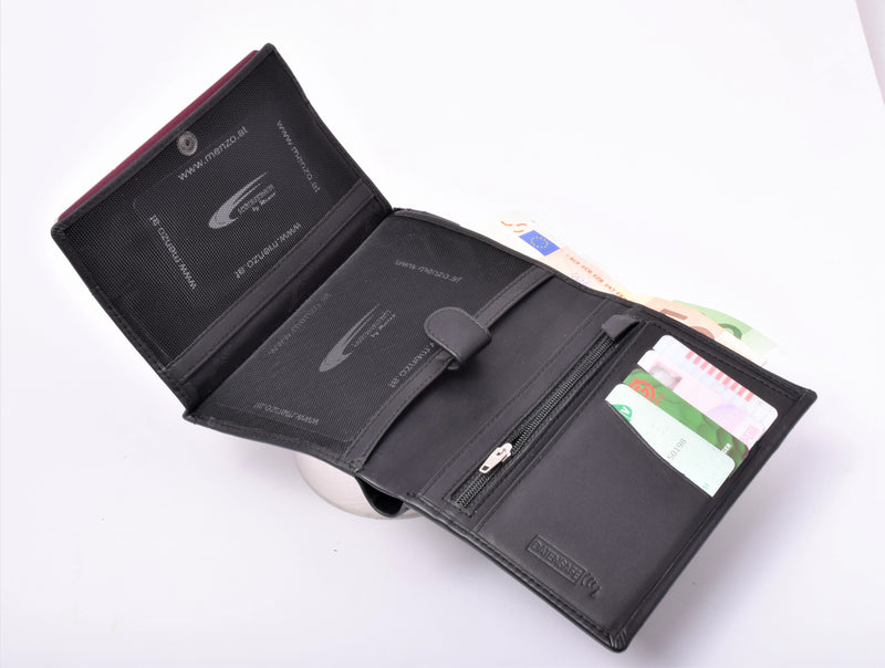 Menzo 983 Reisepass-/Dokumentenetui (schwarz) RFID - Schutz