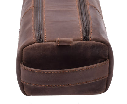 Menzo MB51 Kulturtasche Büffelleder/marone