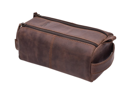 Menzo MB51 Kulturtasche Büffelleder/marone