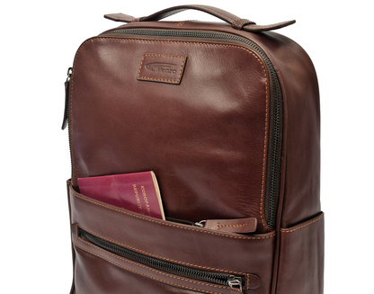 Rucksack | Rindsleder | Braun