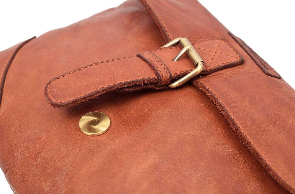 Ledertasche | Washed Braun
