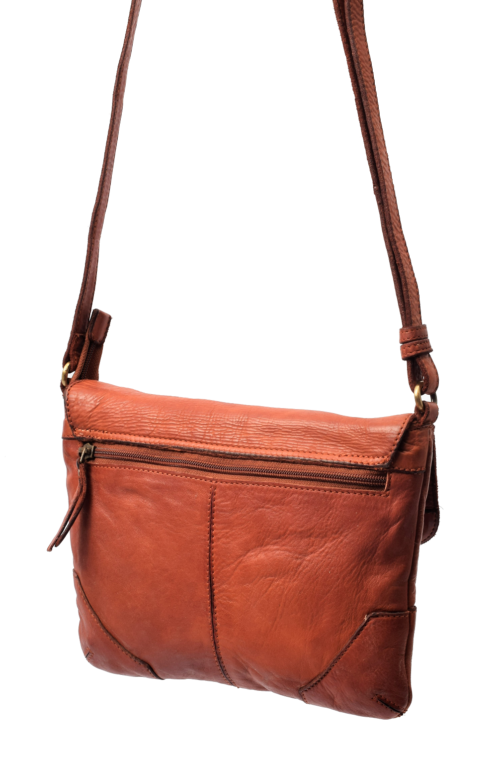 Ledertasche | Washed Braun