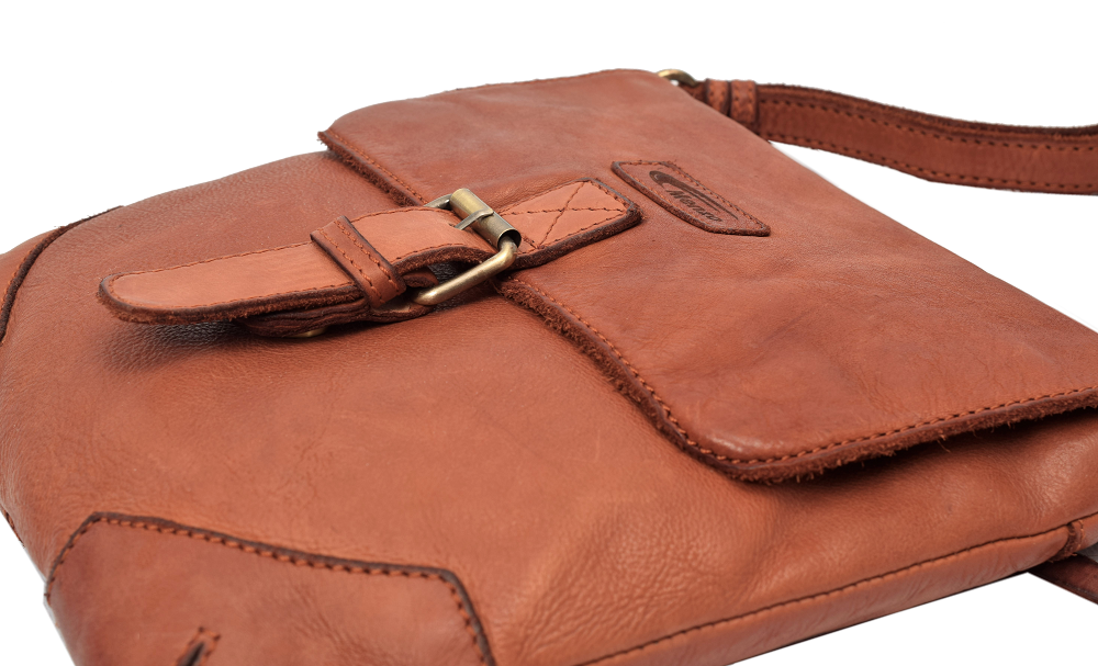 Ledertasche | Washed Braun