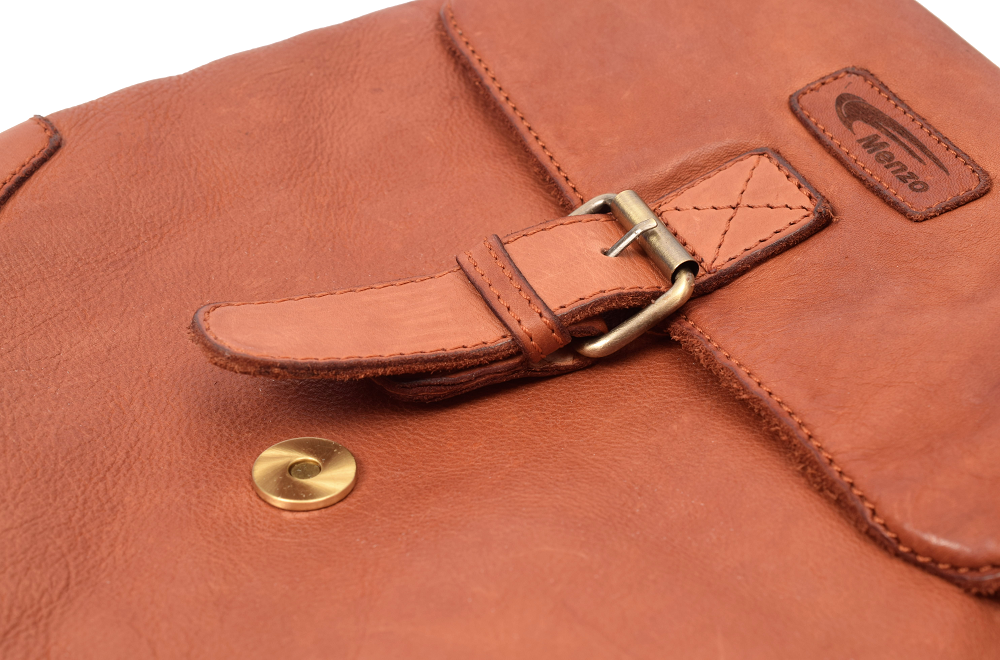 Ledertasche | Washed Braun