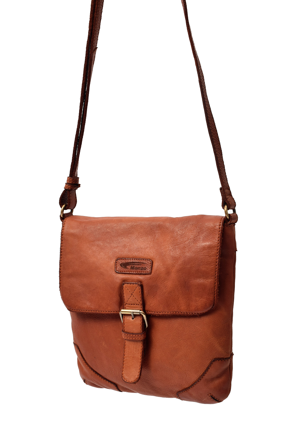 Ledertasche | Washed Braun