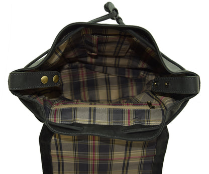 Menzo MB3 Rucksack Büffelleder/schwarz