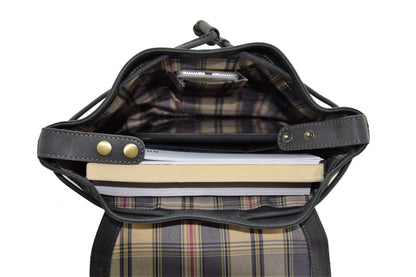 Menzo MB3 Rucksack Büffelleder/schwarz