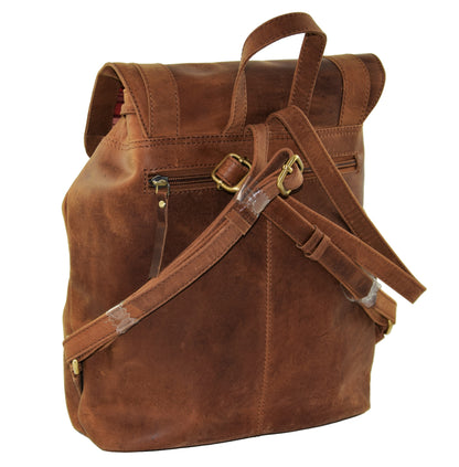 Menzo MB3 Rucksack Büffelleder/deltabraun