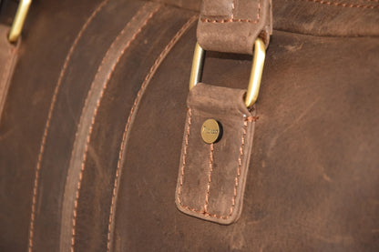 Menzo MB12 -14 Zoll Laptoptasche Büffelleder/marone