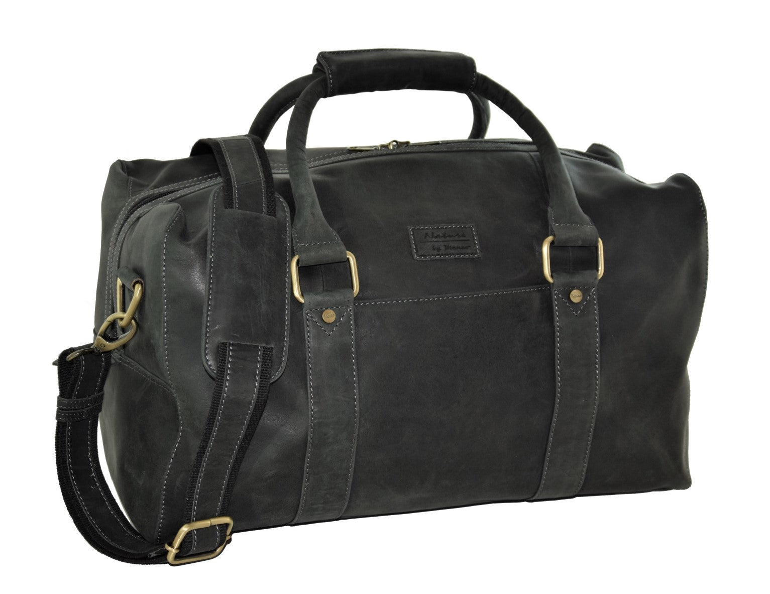 Menzo MB14 Reisetasche Büffelleder/schwarz