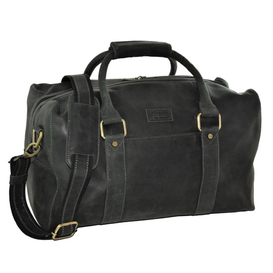 Menzo MB14 Reisetasche Büffelleder/schwarz