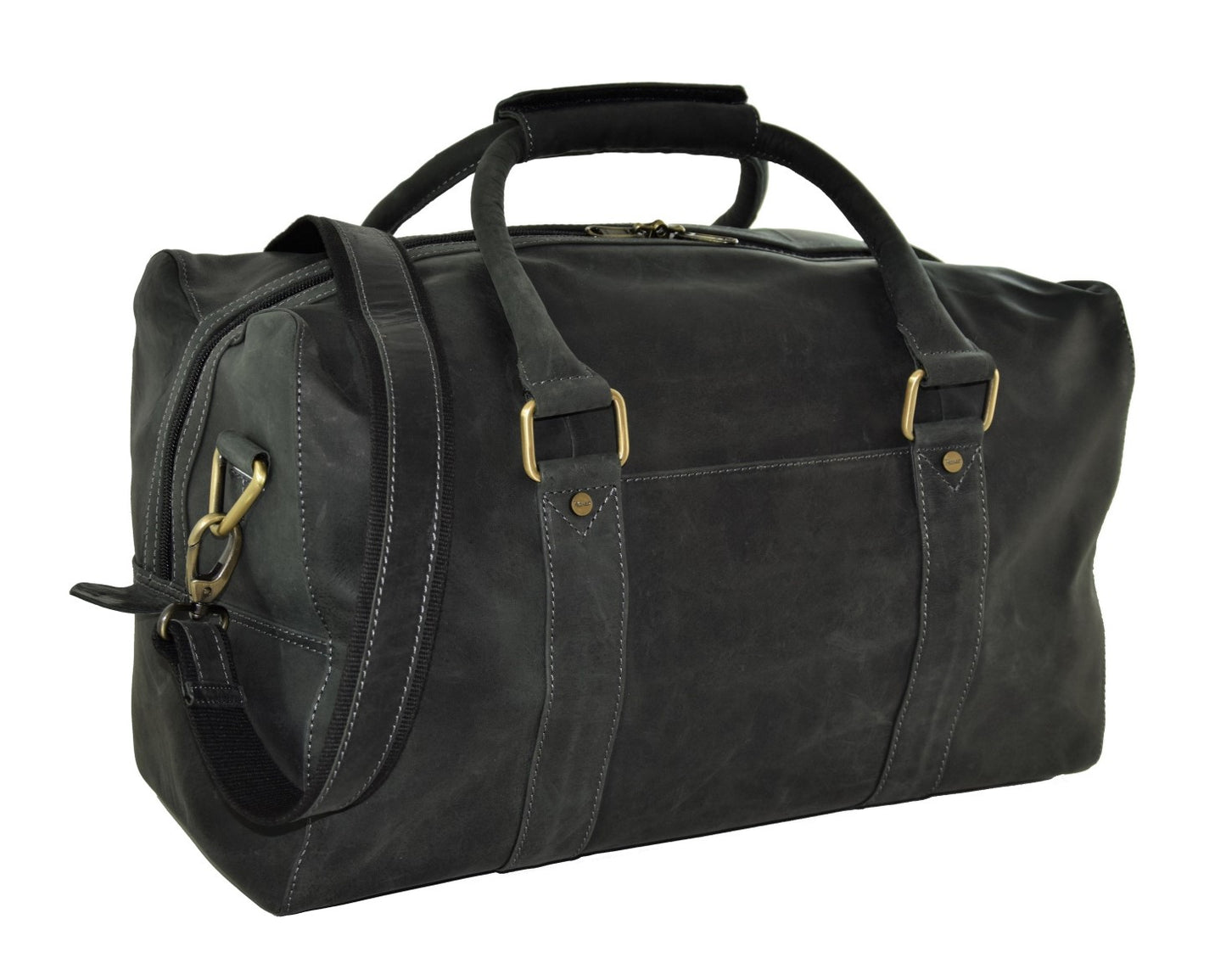Menzo MB14 Reisetasche Büffelleder/schwarz