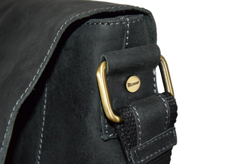 Menzo MB17 - 15,6 Zoll Laptoptasche Büffelleder/schwarz