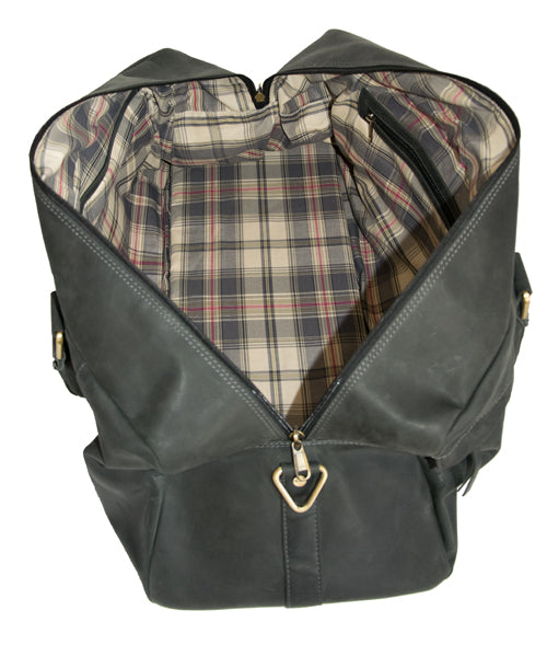 Menzo MB20 Reisetasche Büffelleder/schwarz