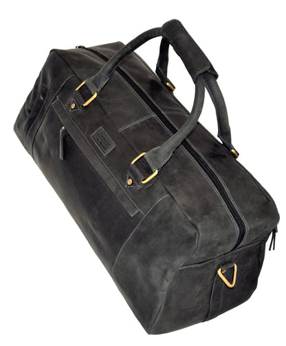 Menzo MB20 Reisetasche Büffelleder/schwarz