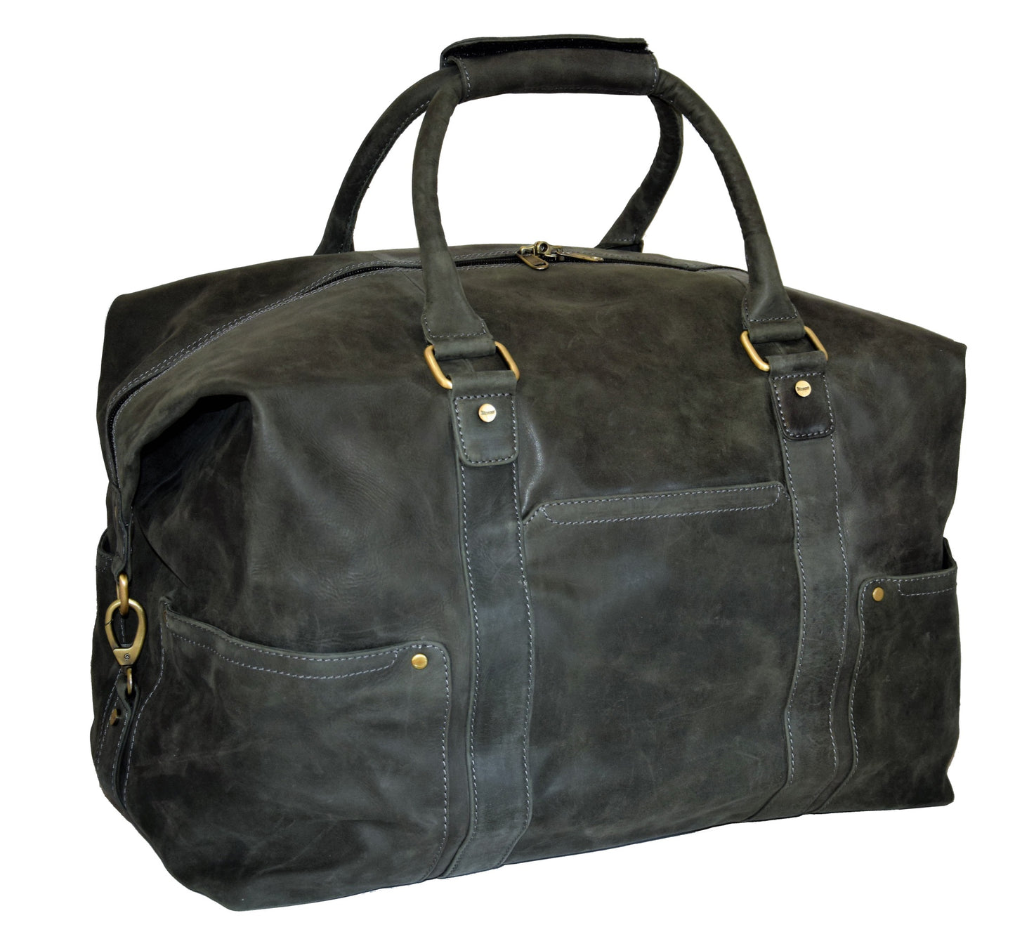 Menzo MB21 Reisetasche Büffelleder/schwarz