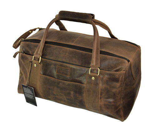Menzo MB27 Reisetasche Büffelleder/marone