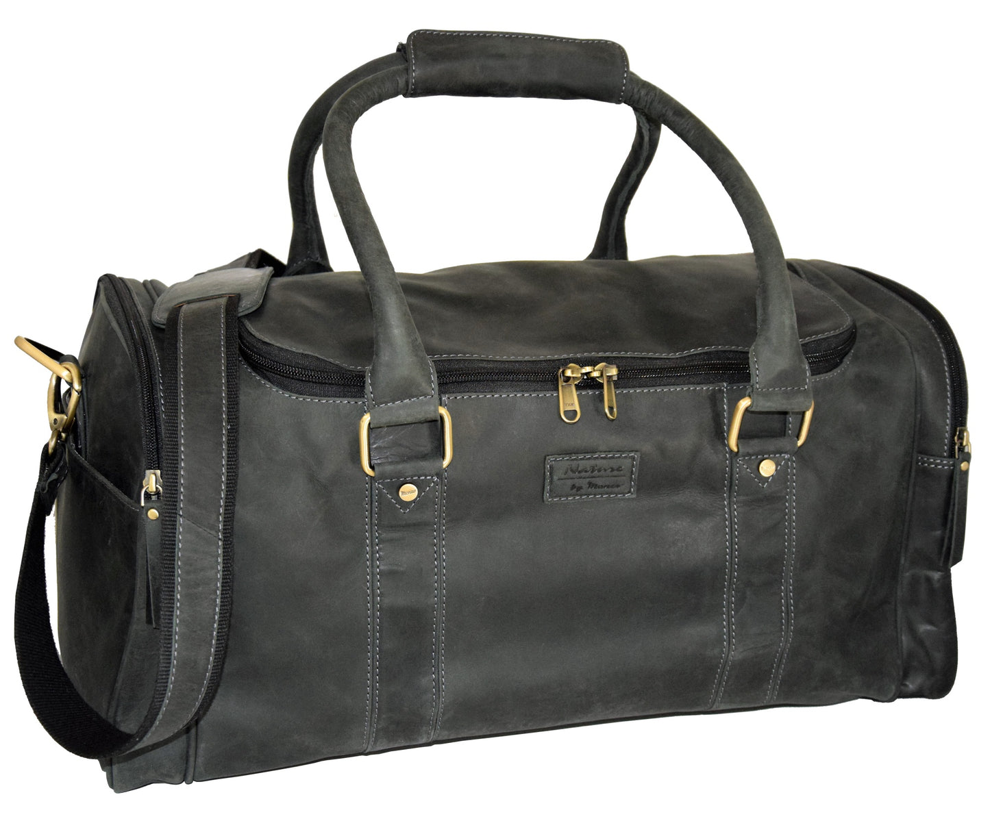 Menzo MB35 Reisetasche Büffelleder/schwarz