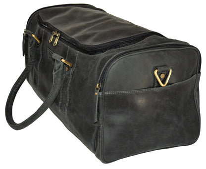 Menzo MB35 Reisetasche Büffelleder/schwarz