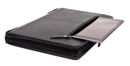 Menzo MB55 Dokumentenmappe A4 Büffelleder/schwarz