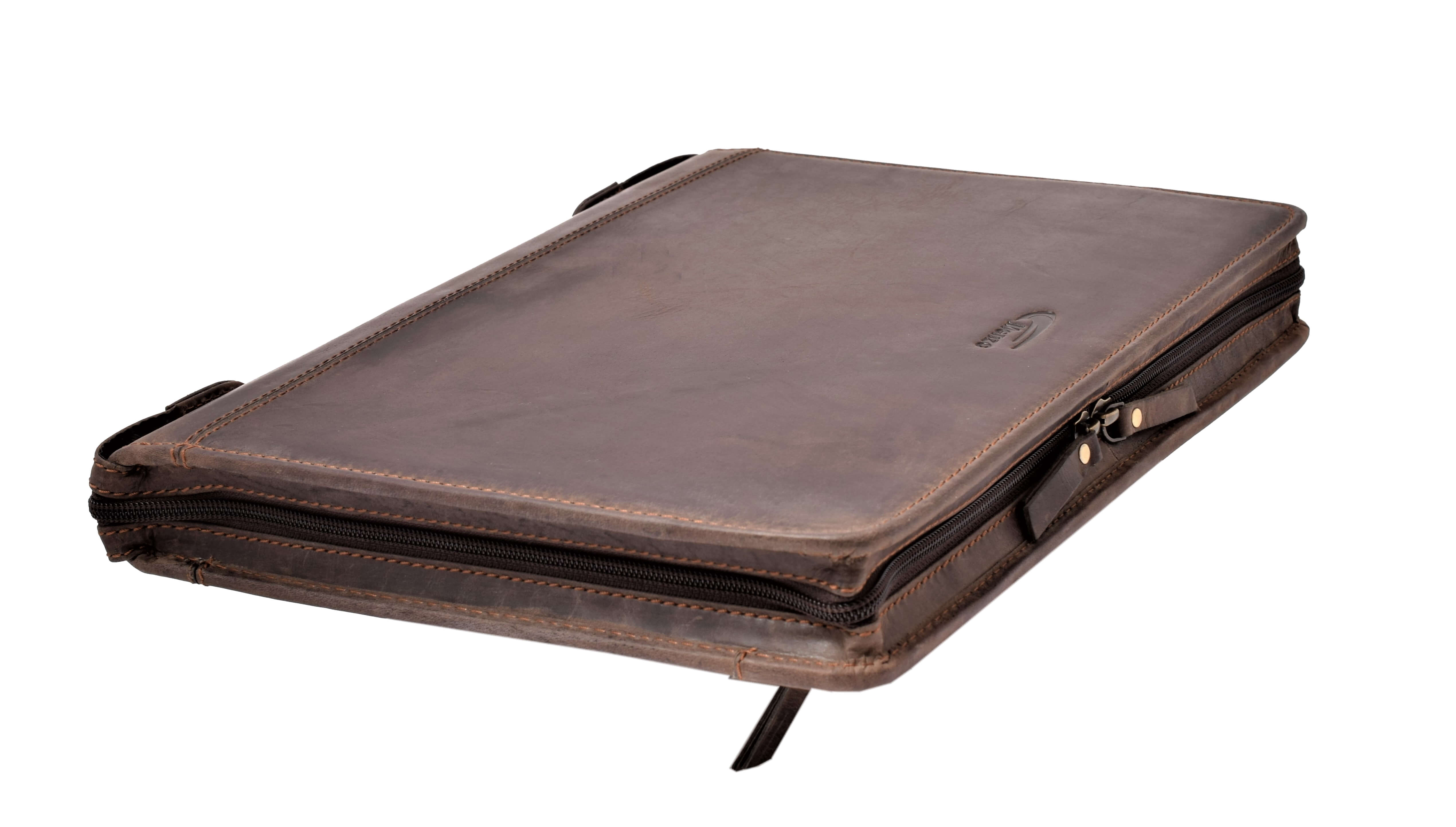 Menzo MB55 Dokumentenmappe A4 Büffelleder/marone