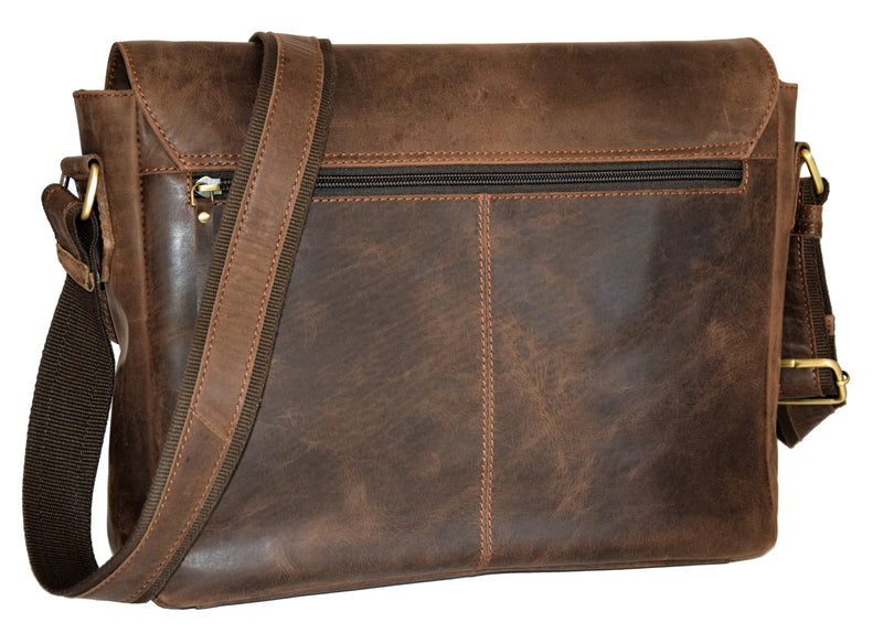 Menzo MB5 - 15,6 Zoll Laptoptasche Büffelleder/marone