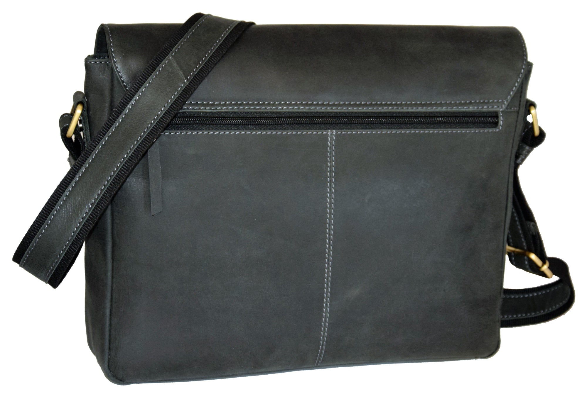 Menzo MB5 - 15,6 Zoll Laptoptasche Büffelleder / Schwarz