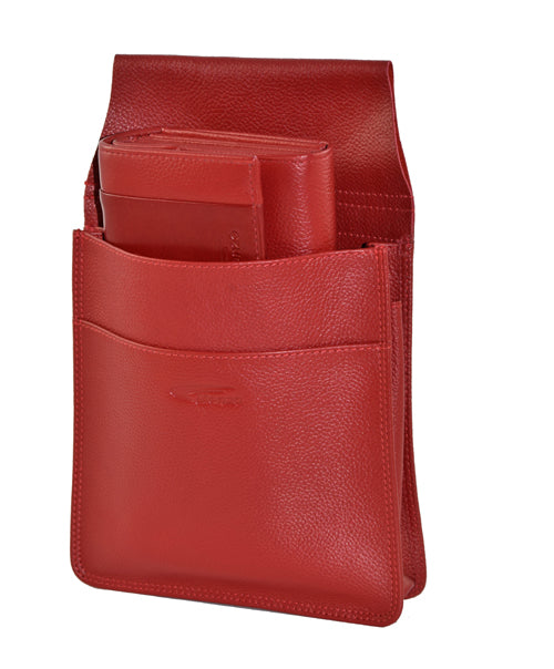 S6 Kellnerset Rindsleder/rot