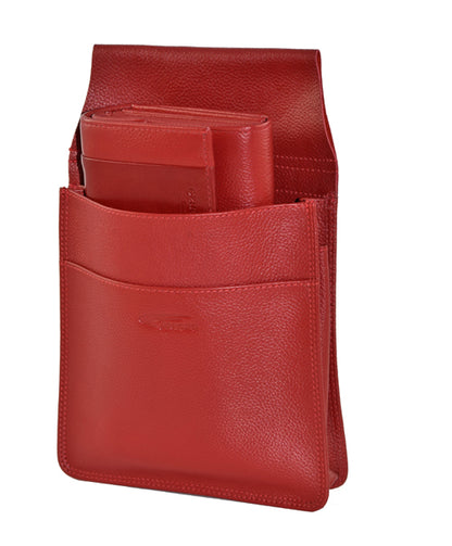 S6 Kellnerset Rindsleder/rot