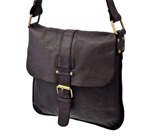 Menzo Ledertasche Prag / Washed Bag
